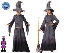 Cargar imagen en el visor de la galería, Disfraz Brujo Bruja Infantil Niño/niña Para Halloween Carnaval Teatro