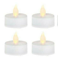 Cargar imagen en el visor de la galería, Vela electrica té amarillo sin llama LED calida luz nocturna para decorar 4 pcs