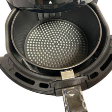 Cargar imagen en el visor de la galería, Freidora de Aire Sin Aceite Negra Capacidad 3.2 L Depósito Antiadherente 1200 w ideal para cocinar sin aceite