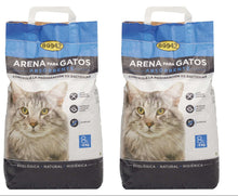 Cargar imagen en el visor de la galería, Arena para gatos para arenero absorbente controla propagacion bacterias 5 kg 8 l