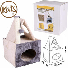 Cargar imagen en el visor de la galería, Árbol rascador para gatos, centro de actividades, juguete cubierto de sisal