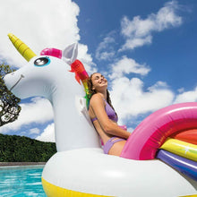 Cargar imagen en el visor de la galería, Unicornio hinchable XL - 287x193x165 cm