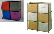 Cargar imagen en el visor de la galería, Estantería de 4 compartimentos / 6 compartimentos/ Cubo Organizador varios color