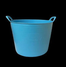 Cargar imagen en el visor de la galería, CAPAZO PLASTICO 42 L PISTACHO ROJO TURQUESA