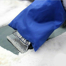 Cargar imagen en el visor de la galería, Rascador de hielo nieve coche con guante vellón para parabrisas impermeable