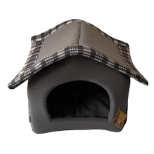 Cargar imagen en el visor de la galería, Casa para Perro Gato Mascota con Cojin, y Cremallera Desmodable