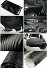 Cargar imagen en el visor de la galería, 4D Vinilo Fibra Carbono Envoltura Adhesiva Pelicula Decorativa Para Vehículo Automovil Coche Moto Bicicleta