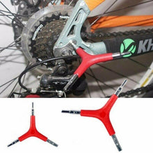 Cargar imagen en el visor de la galería, Llave Allen Forma Y Herramienta Acero Chapado Reparación de bicicletas de 4/5/6m