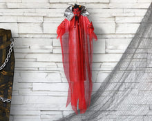 Cargar imagen en el visor de la galería, Colgante Demonio con Luces y Sonido Control de Voz Decoración Para Halloween