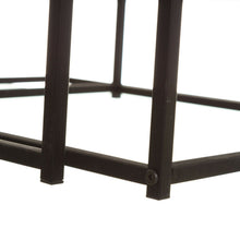 Cargar imagen en el visor de la galería, Juego de 2 Mesas Auxiliares Nido Cuatrados de Madera Diseño Intustrial de Salón