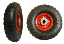Cargar imagen en el visor de la galería, Rueda de Carretilla Inflable 136 kg 4.10/3.5-4 26cm Goma Nylon Ultra Resistente