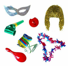 Cargar imagen en el visor de la galería, Paquetes Cotillon fin año nochevieja completo peluca luz antifaz accesorios