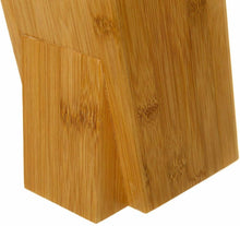 Cargar imagen en el visor de la galería, Soporte de cuchillos nórdico marrón de bambú para cocina