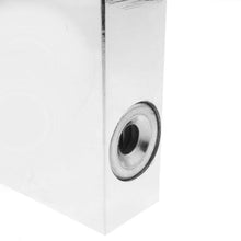 Cargar imagen en el visor de la galería, Candado de seguridad rectangular de hierro con bayoneta 80mm plateado antirrobo