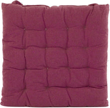 Cargar imagen en el visor de la galería, Cojin Acolchados Algoton y Poliester Para Sillas de 40 x 40 cm Para Silla de Jardín, Comedor, Cocina