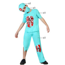 Cargar imagen en el visor de la galería, Disfraz Doctor Zombie Niño Infantil Para Hallowen Carnaval Fiesta Teatro