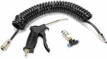 Cargar imagen en el visor de la galería, Set Pistola compresor aire comprimido limpieza coche camión Tubo espiral 5 m
