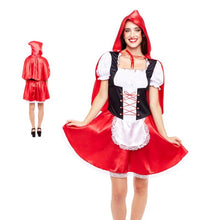 Cargar imagen en el visor de la galería, Disfraz Caperucita Roja Mujer Adulto Para Carnaval Fiesta Teatro