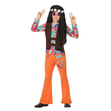 Cargar imagen en el visor de la galería, Disfraz Hippie Niño Infantil para Carnaval Fiesta Teatro