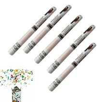 Cargar imagen en el visor de la galería, Cañón de Confeti Tubo Confetti para Fiesta Celebraciones Multicolor Metal Metalico 27 - 77 cm