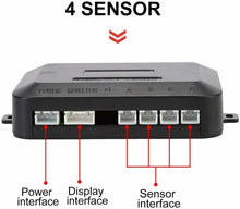 Cargar imagen en el visor de la galería, Sensores de Aparcamiento radar Marcha Atras de coche kit de 4 sensores Parking