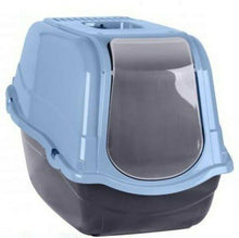 Cargar imagen en el visor de la galería, Baño Aseo Toilet casa de gato con tapa lleva puerta portátil arenero, bandeja, Cajon de arena higiénica para gatos