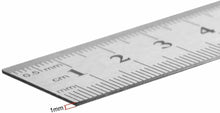 Cargar imagen en el visor de la galería, Regla de acero 30cm, 50cm y 1 metro, flexible, ferretería, dibujo ingeniería