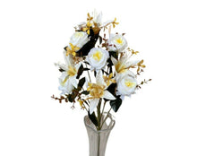 Cargar imagen en el visor de la galería, Ramo de Flores secas Artificiales Cementerio Mesa Decoración Boda hogar regalo