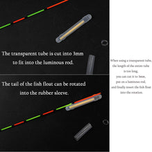 Cargar imagen en el visor de la galería, Varilla Fluorescente del Flotador Pesca Barritas de Luz Fluorescente para Pesca