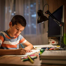 Cargar imagen en el visor de la galería, Lámpara de escritorio tipo arquitecto, flexo LED halógena brazo articulado