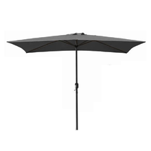 Cargar imagen en el visor de la galería, Sombrilla Jardín, Parasol, Estructura en Aluminio y Acero, Tela Poliéster 180 Gr 200 x 300 cm, 240 cm alto verano playa