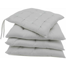 Cargar imagen en el visor de la galería, Cojin Acolchados Algoton y Poliester Para Sillas de 40 x 40 cm Para Silla de Jardín, Comedor, Cocina