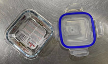 Cargar imagen en el visor de la galería, Fiambrera de cristal Cuadrada con Tapa Hermética con válvula para Microondas