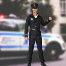 Cargar imagen en el visor de la galería, Disfraz Oficial Policia Hombre Adulto para Carnaval Fiesta Teatro