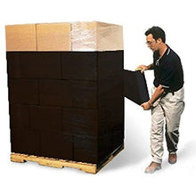 Cargar imagen en el visor de la galería, Bobina Rollo Film de Paletizar Estirable Cinta de Embalar Embalaje TRANSPARENTE O NEGRO Para paletizar, mudanzas, maletas...