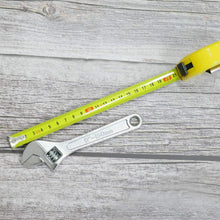 Cargar imagen en el visor de la galería, Llave ajustable plateada acero forjado tratado con calor cromado profesional