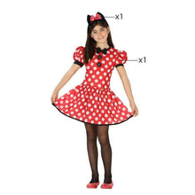 Cargar imagen en el visor de la galería, Disfraz Ratoncita Lunares Blancos Niña Infantil para Carnaval Fiesta Teatro