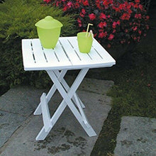 Cargar imagen en el visor de la galería, Mesa de jardín plegable Mesa auxiliar de plástico 45x43x50cm blanco o negro