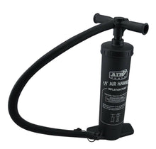 Cargar imagen en el visor de la galería, Bomba de mano de inflado inflador manual negro, martillo, uso fácil