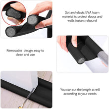 Cargar imagen en el visor de la galería, Burlete Bajo Pueta Recortable 93 cm Tope Doble de Aire Para inferior de puerta