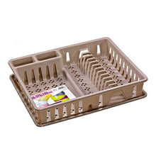 Cargar imagen en el visor de la galería, Escurreplatos Rectangular Con Bandeja Anti Goteo plástico 48x37.5x10 cm cocina