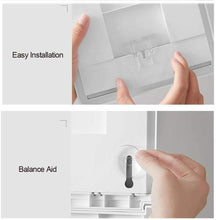 Cargar imagen en el visor de la galería, Espejo Cristal Marco PVC 30x20x9CM Con Ventosa y Adhesivo fuerte, con estante, gancho adhesivo de instalación