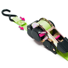 Cargar imagen en el visor de la galería, Correa Tensor sujeción automática 3,5m x25mm Eslinga Trinquete Autoenrollable