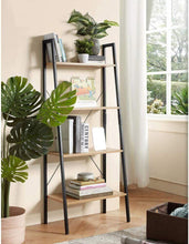 Cargar imagen en el visor de la galería, Mueble Estantería De Almacenamiento 4 Niveles Estructura De Metal Tablero Madera