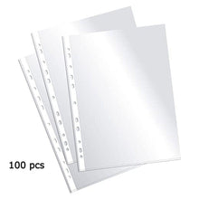 Cargar imagen en el visor de la galería, Carpetas fundas de plastico para hojas a4 50-100 unds 40 mircras transparentes