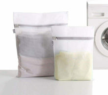 Cargar imagen en el visor de la galería, 3 Bolsas de Lavado poliéster Cremallera Malla Bolsa lavandería Ropa Sucia viaje