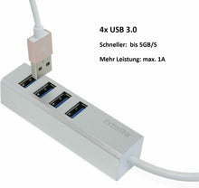 Cargar imagen en el visor de la galería, Multipuerto HUB USB 3.0 y Micro USB Universal, 5 Puertos Compatibles