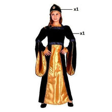 Cargar imagen en el visor de la galería, Disfraz Reina Medieval Niña Infantil Verde para Carnaval Fiesta Teatro