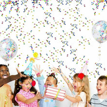 Cargar imagen en el visor de la galería, Confetti de varios colores para fiestas confetti, 3 bolsas 300 g multicolor