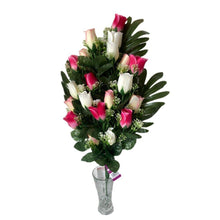 Cargar imagen en el visor de la galería, Ramo de Flores secas Artificiales Cementerio Mesa Decoración Boda hogar regalo